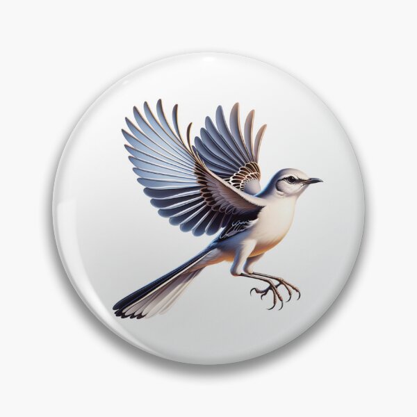 Item preview, Northern Mockingbird Flying  designed and sold by TheAnimalZ00.
