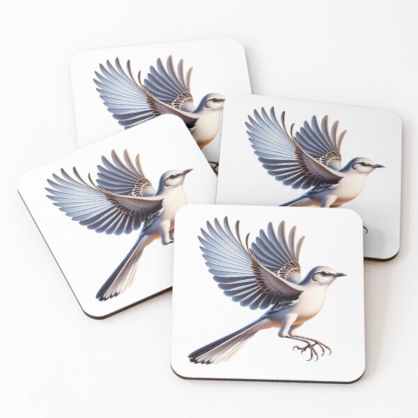 Item preview, Northern Mockingbird Flying  designed and sold by TheAnimalZ00.