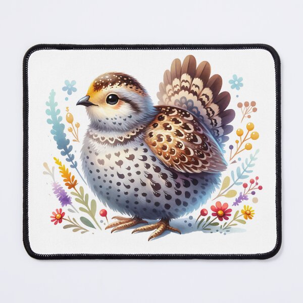 Item preview, Cute Greater Sage Grouse And Flowers designed and sold by TheAnimalZ00.