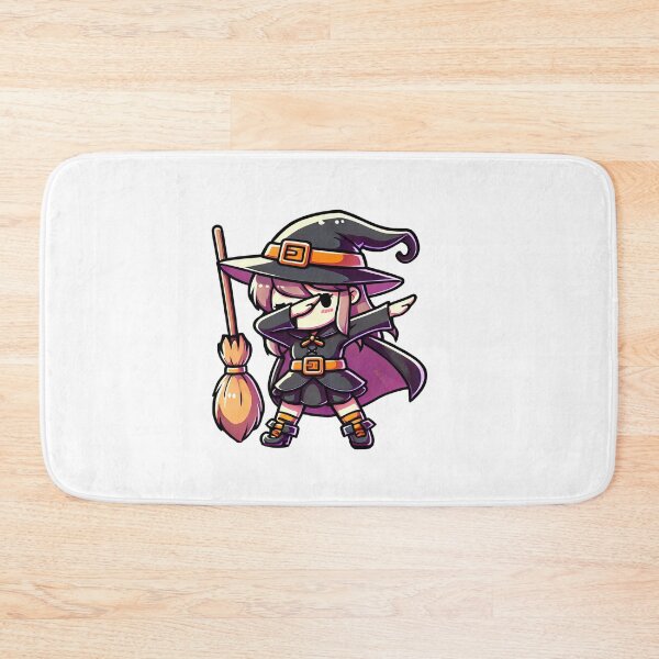 Item preview, Cute Dabbing Witch with Broom Illustration - Perfect for Halloween designed and sold by NTTWJIYA.