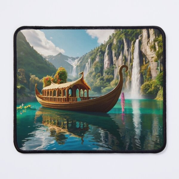 Item preview, Mystical Voyage on the Enchanted Lake designed and sold by BlareBlare.