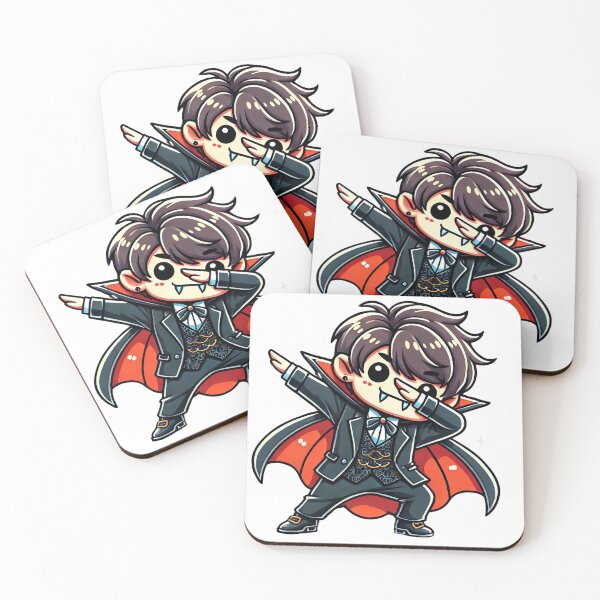 Item preview, Adorable Dabbing Vampire Kid Illustration - Perfect for Halloween Fun designed and sold by NTTWJIYA.