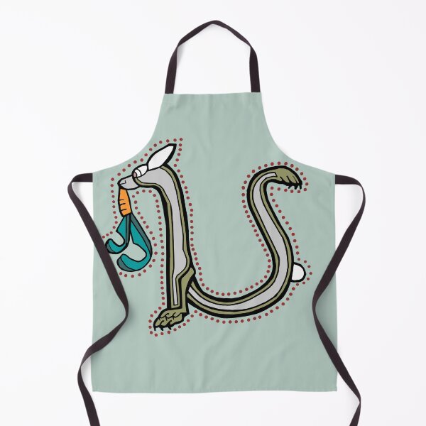 Item preview, Medieval Letter U Rabbit 2024 designed and sold by Donnahuntriss.