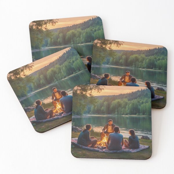 Item preview, Campfire Tales by the River Mountains designed and sold by BlareBlare.