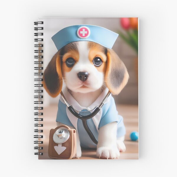 Item preview, Nurse Beagle... Committed To Curing The Sick With Cuteness designed and sold by Hall-O-Gram.