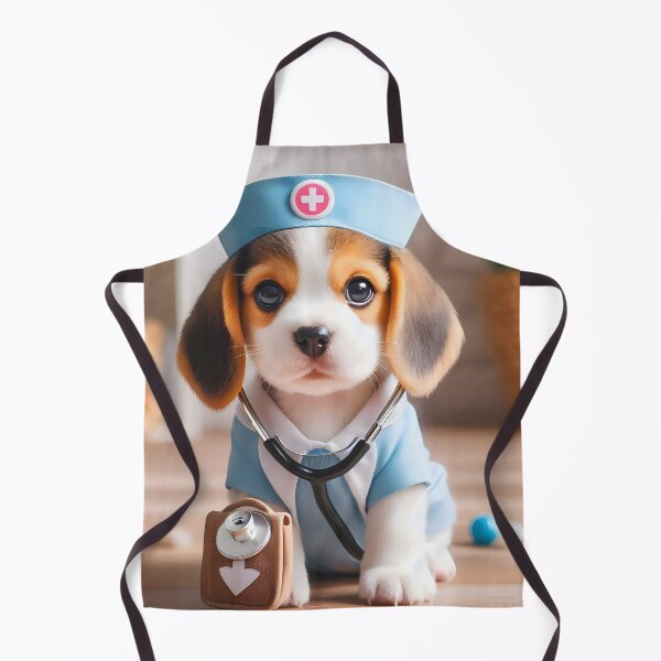 Item preview, Nurse Beagle... Committed To Curing The Sick With Cuteness designed and sold by Hall-O-Gram.