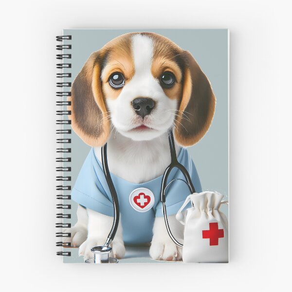 Item preview, Nurse Beagle... Committed To Curing The Sick With Cuteness designed and sold by Hall-O-Gram.