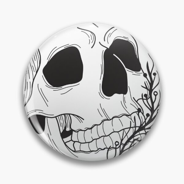 Item preview, Human head skeleton artwork designed and sold by Kinkalow.