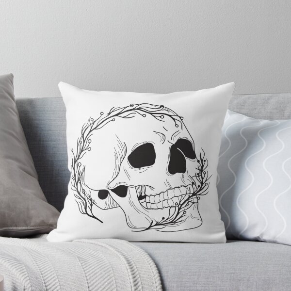 Item preview, Human head skeleton artwork designed and sold by Kinkalow.