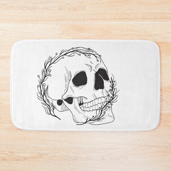 Item preview, Human head skeleton artwork designed and sold by Kinkalow.