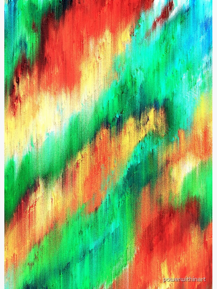 Thumbnail 7 of 7, Framed Art Print, Bright Days Abstract Cascade Glitch Art designed and sold by powerwithinart.