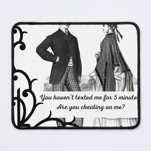 Item preview, Texting Victorian Couple designed and sold by annmariek2018.