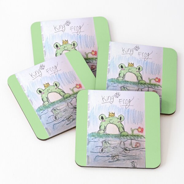 Item preview, King Frog by JayBird designed and sold by ArtbyJayBird.