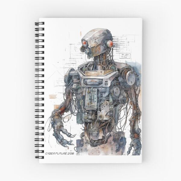 Item preview, Cyberpunk Robot of the Future 17 designed and sold by IBTees.