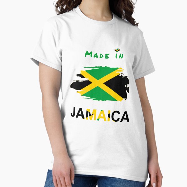 Item preview, "Bold Jamaican Pride Brushstroke Flag Design" designed and sold by Marleyneos.