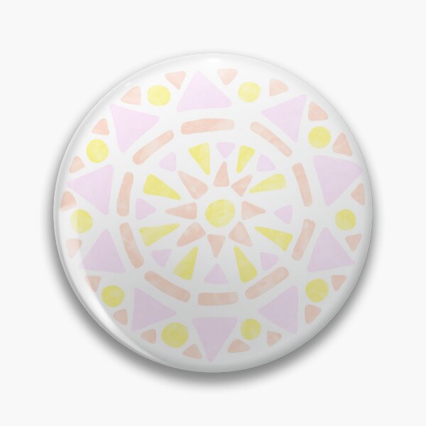 Item preview, Mandala Pangender Pride Flag Pastel Pink Orange Yellow designed and sold by JoyfulJen.