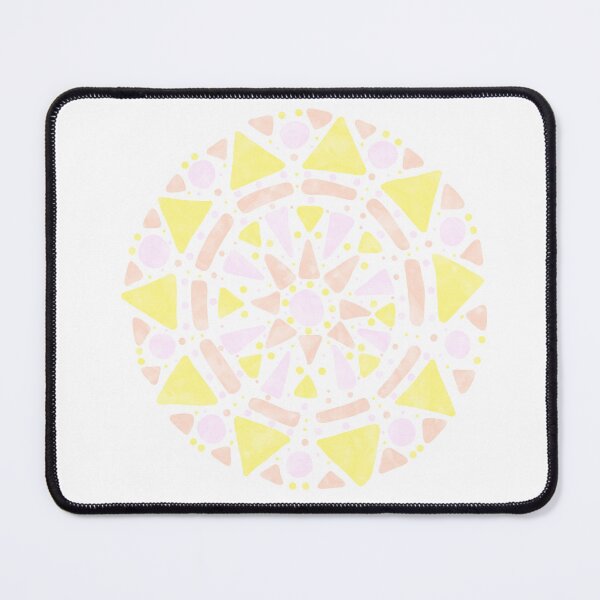 Item preview, Mandala Pangender Pride Flag Pastel Pink Orange Yellow designed and sold by JoyfulJen.