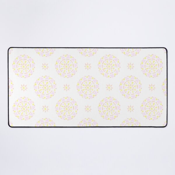 Item preview, Mandala Pangender Pride Flag Pastel Pink Orange Yellow designed and sold by JoyfulJen.