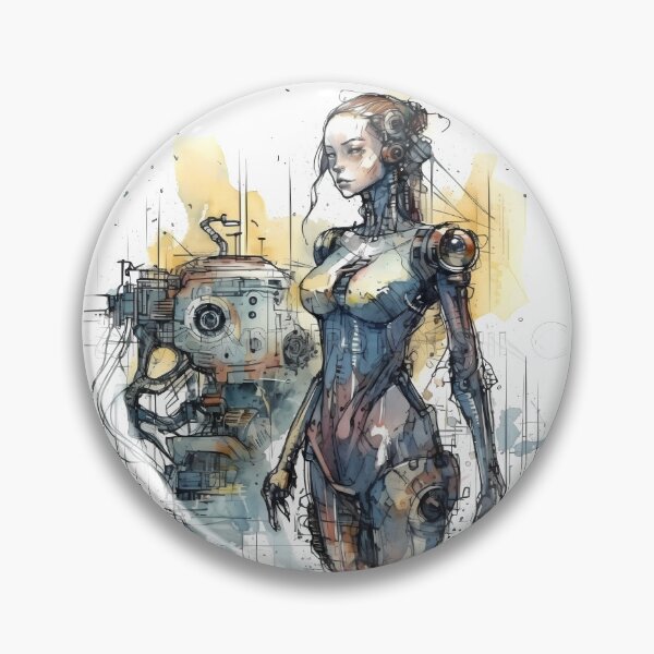 Item preview, Cyberpunk Robot of the Future 15 designed and sold by IBTees.