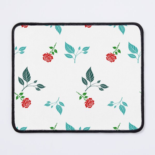 Item preview, Leaves and roses pattern designed and sold by Pixevol.