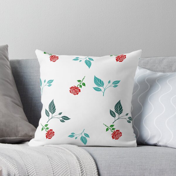 Item preview, Leaves and roses pattern designed and sold by Pixevol.