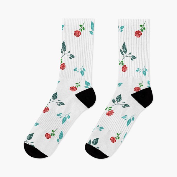 Item preview, Leaves and roses pattern designed and sold by Pixevol.