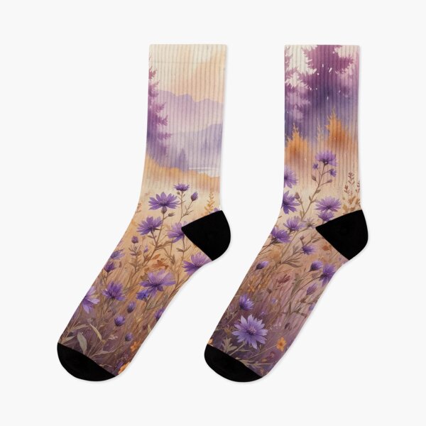 Item preview, Nature | Violet Wild Flower Landscape designed and sold by EyeArt Studio.