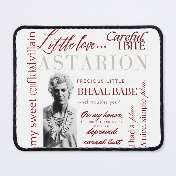Item preview, Astarion quotes Baldur's Gate 3 designed and sold by Revyrobinson.