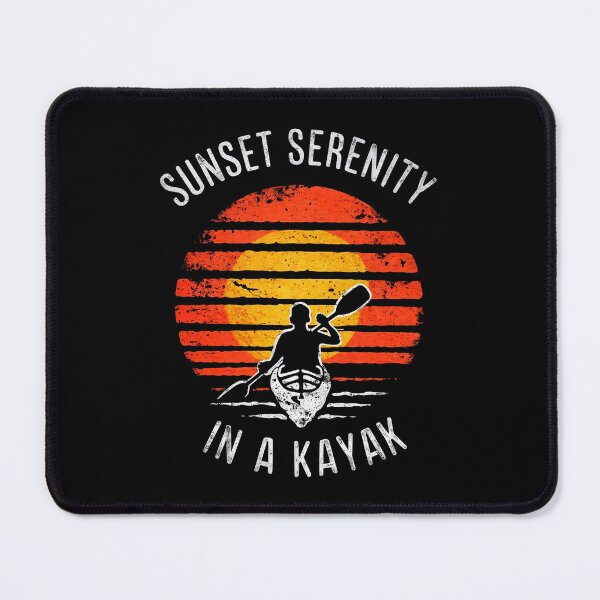 Item preview, Orange Sunset Serenity: Kayaking in Tranquility designed and sold by SplashTastic.