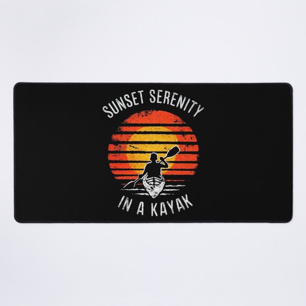 Item preview, Orange Sunset Serenity: Kayaking in Tranquility designed and sold by SplashTastic.