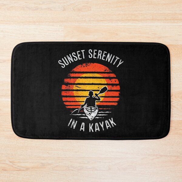 Item preview, Orange Sunset Serenity: Kayaking in Tranquility designed and sold by SplashTastic.