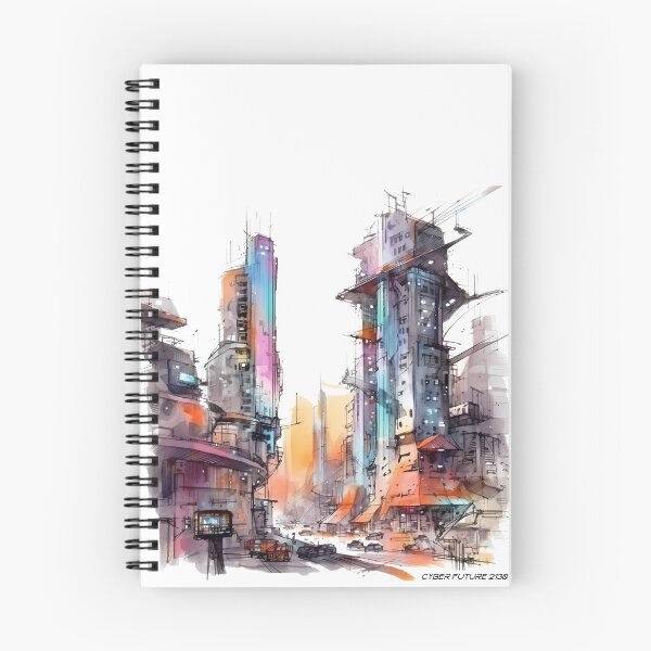 Item preview, Cyberpunk Art City of the Future 6 designed and sold by IBTees.