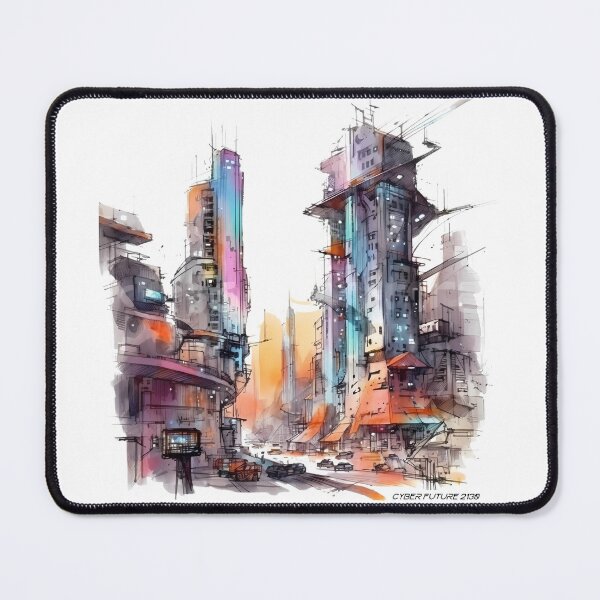 Item preview, Cyberpunk Art City of the Future 6 designed and sold by IBTees.