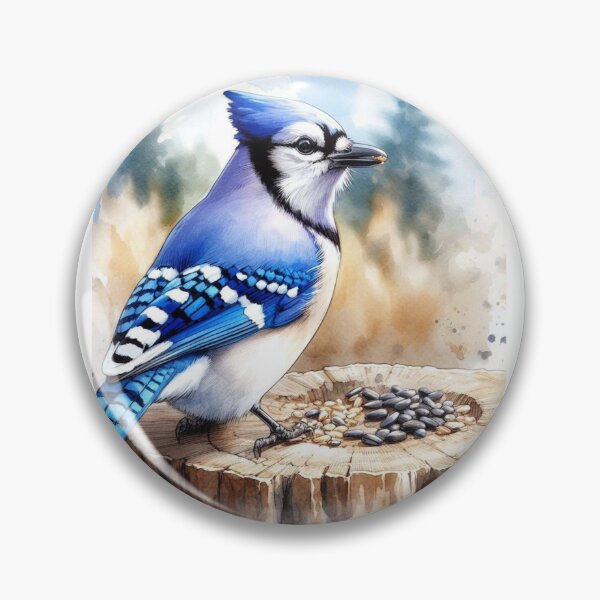 Item preview, Morning Bluejay designed and sold by ArtfulSoules.
