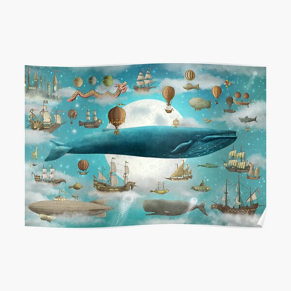 Ocean Meets Sky - Option Poster