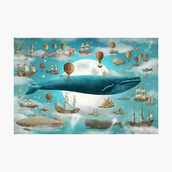 Ocean Meets Sky - Option Photographic Print