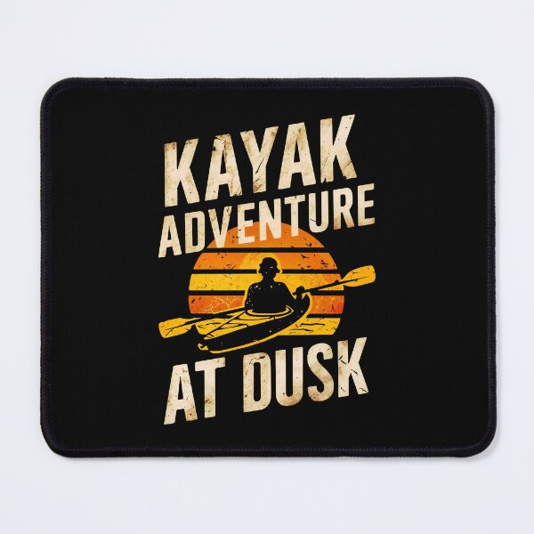 Item preview, Orange and Black Sunset Kayak Adventure: A Tranquil Escape designed and sold by SplashTastic.