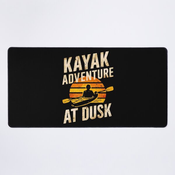 Item preview, Orange and Black Sunset Kayak Adventure: A Tranquil Escape designed and sold by SplashTastic.