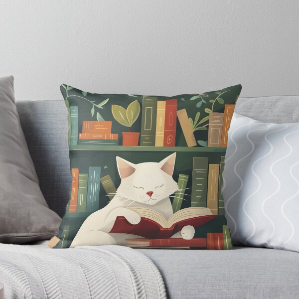 Item preview, Library cats - cats reading book designed and sold by xiao xuans.