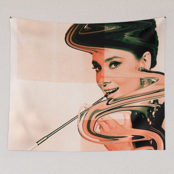 Item preview, Audrey Hepburn Color Pop 1 designed and sold by WhimsyWants.
