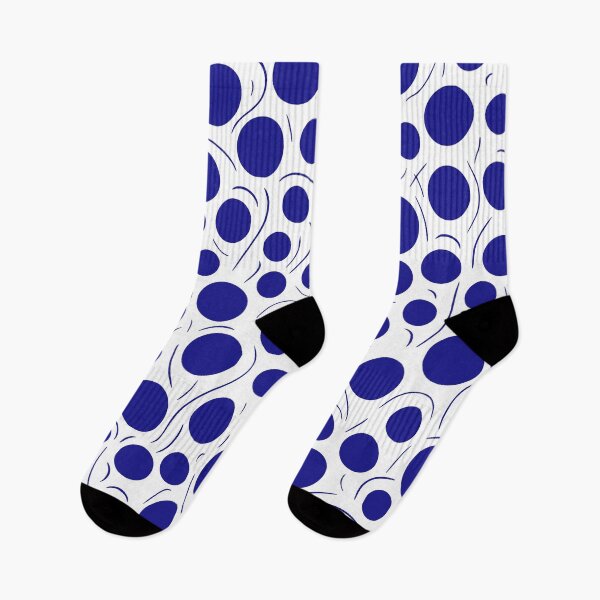 Item preview, Navy blue Circles and lines pattern designed and sold by Pixevol.