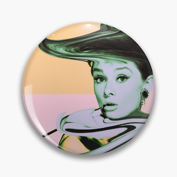 Artikelvorschau, Audrey Hepburn Farbpop 2 entworfen und verkauft von WhimsyWants.