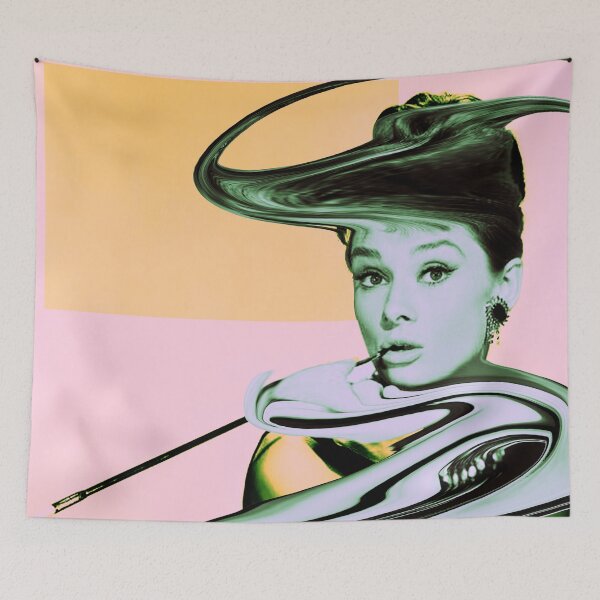 Item preview, Audrey Hepburn Color Pop 2 designed and sold by WhimsyWants.