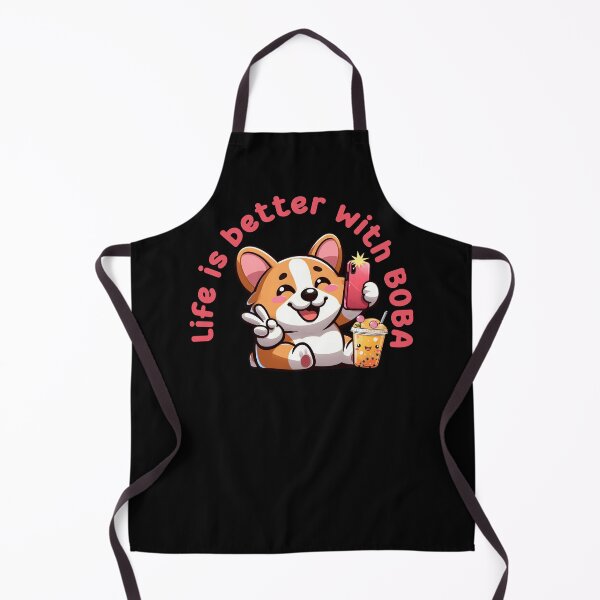 Artikelvorschau, Kawaii Corgi Bubble Tea. Das Leben ist besser mit BOBA. entworfen und verkauft von DegraDesign.