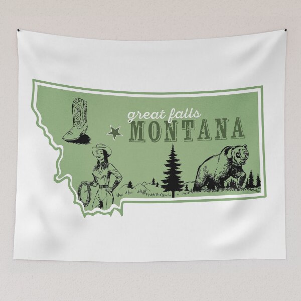Item preview, Great Falls, Montana designed and sold by reilly-brown-.