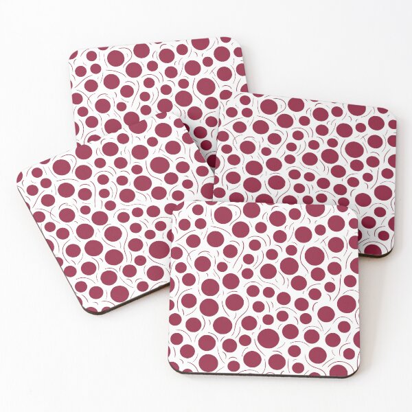 Item preview, Burgundy Circles and lines pattern designed and sold by Pixevol.
