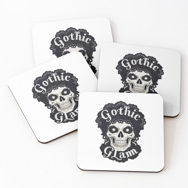 Item preview, Gothic Glam Skull Patch: Beauty in Darkness designed and sold by SplashTastic.