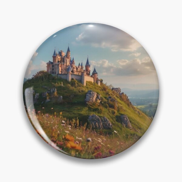 Item preview, Ancient Enchanted Hilltop Castle designed and sold by BlareBlare.