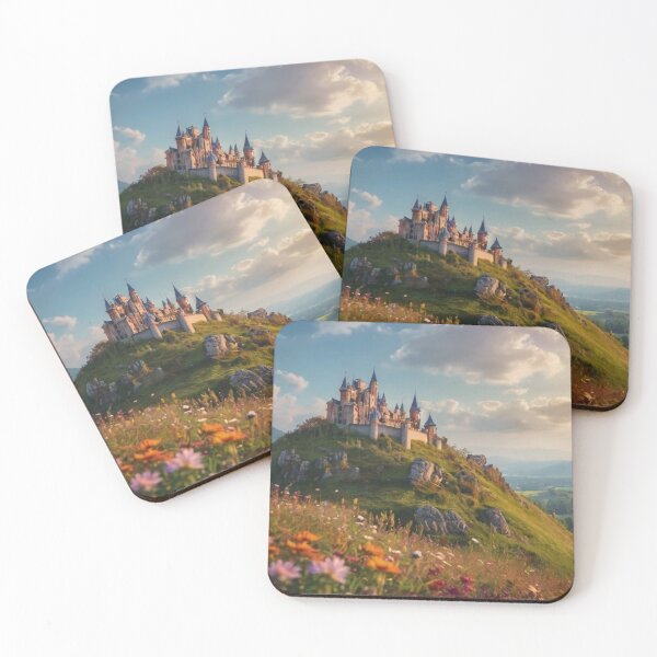 Item preview, Ancient Enchanted Hilltop Castle designed and sold by BlareBlare.