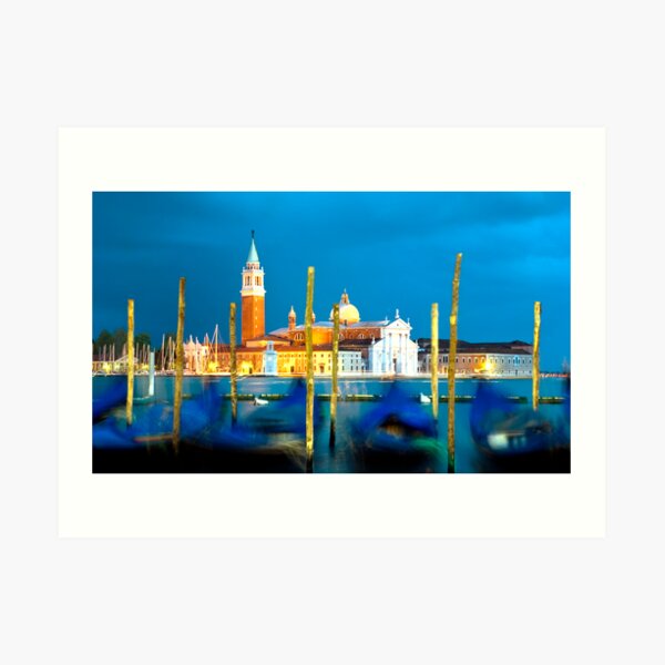 Venice Dusk Art Print